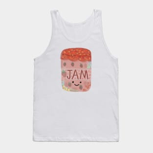 Cute strawberry floral jam Tank Top